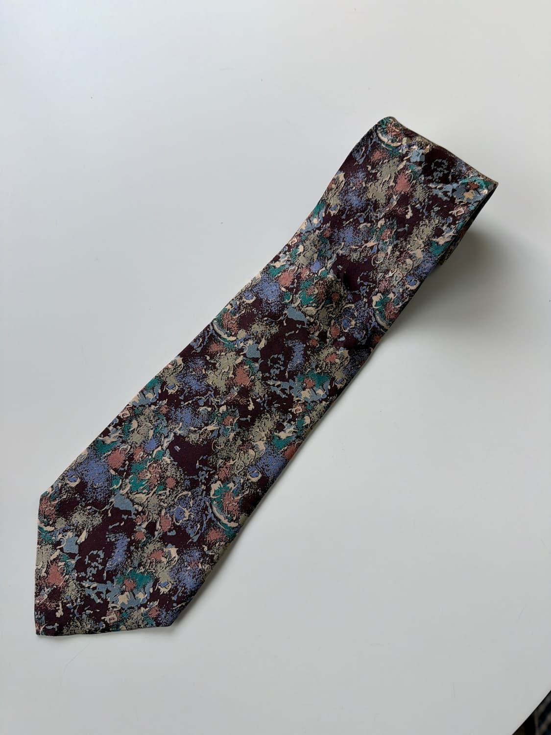 빈티지 실크 넥타이 9.7cm 상품이미지1