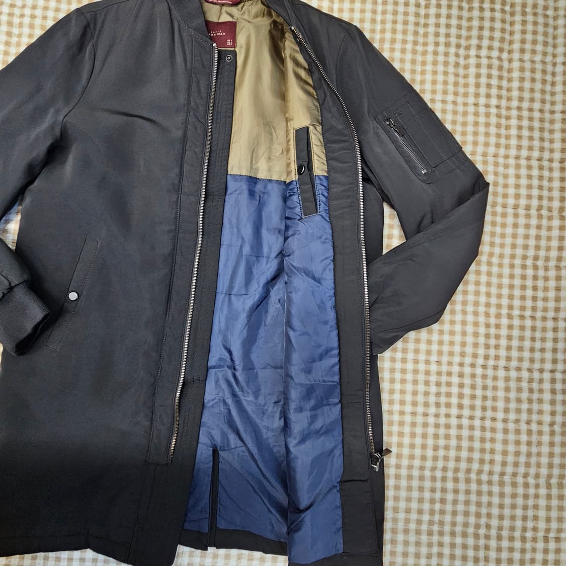 자라 간절기 롱 집업 점퍼 남자100 상품이미지5