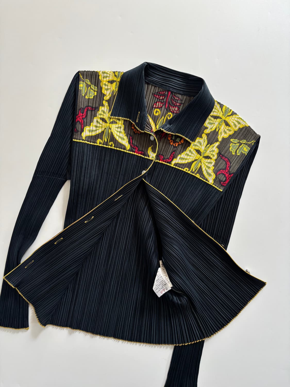 Pleats Please 플리츠플리즈 그린 패턴 플리츠 탑  상품이미지9