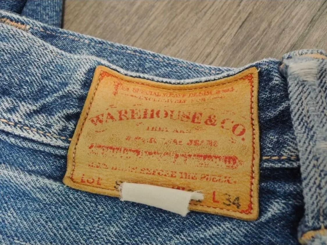 웨어하우스 lot.800 워시드 데님팬츠 상품이미지5