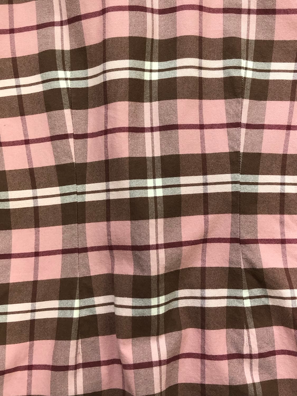 M 티니위니 핑크 체크 셔츠 남방 y2k 빈티지 상품이미지8