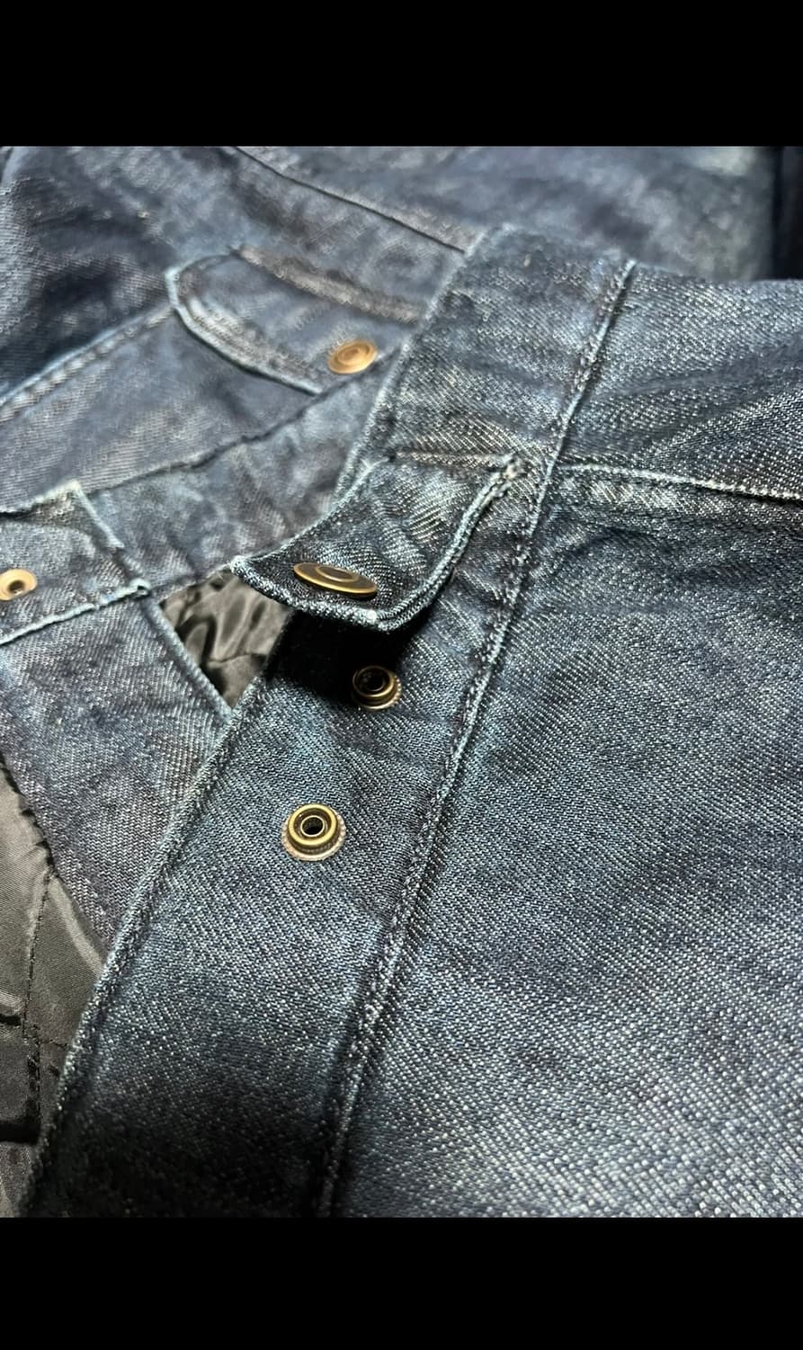 아스트랄 프로젝션) 데님 퀼팅 트러커 재킷 XL 상품이미지6