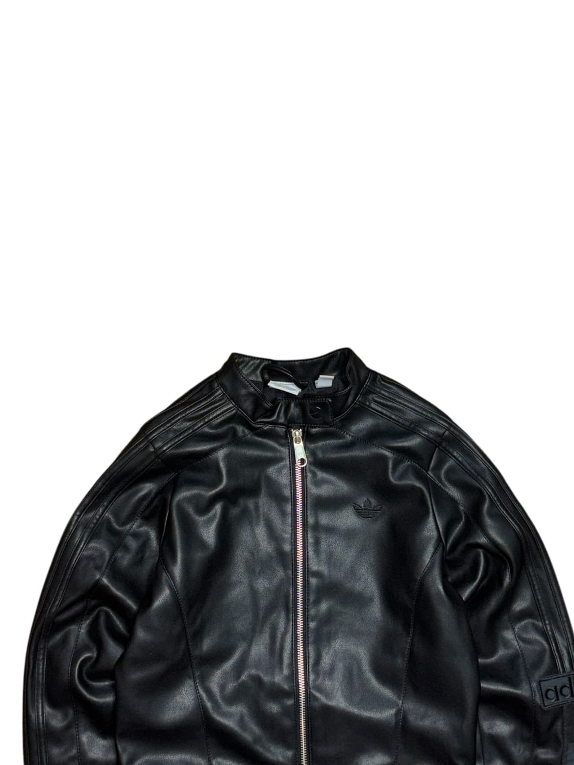 아디다스 레어 레더 크롭 자켓 레이싱 자켓 상품이미지8