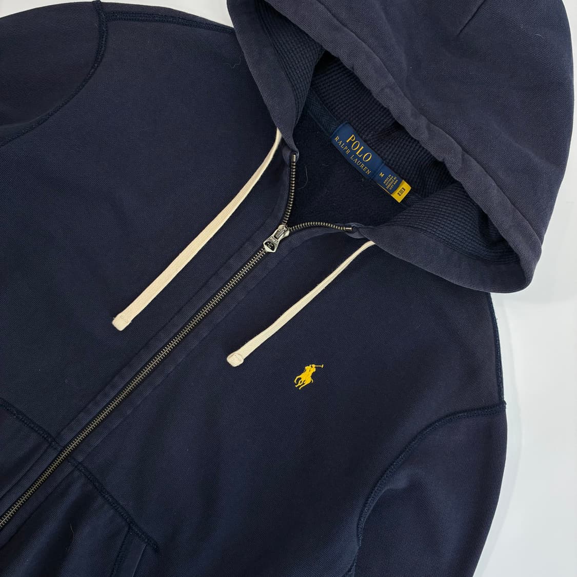 Polo  폴로 랄프로렌 신형 자수 네이비 써멀 후드집업  상품이미지3