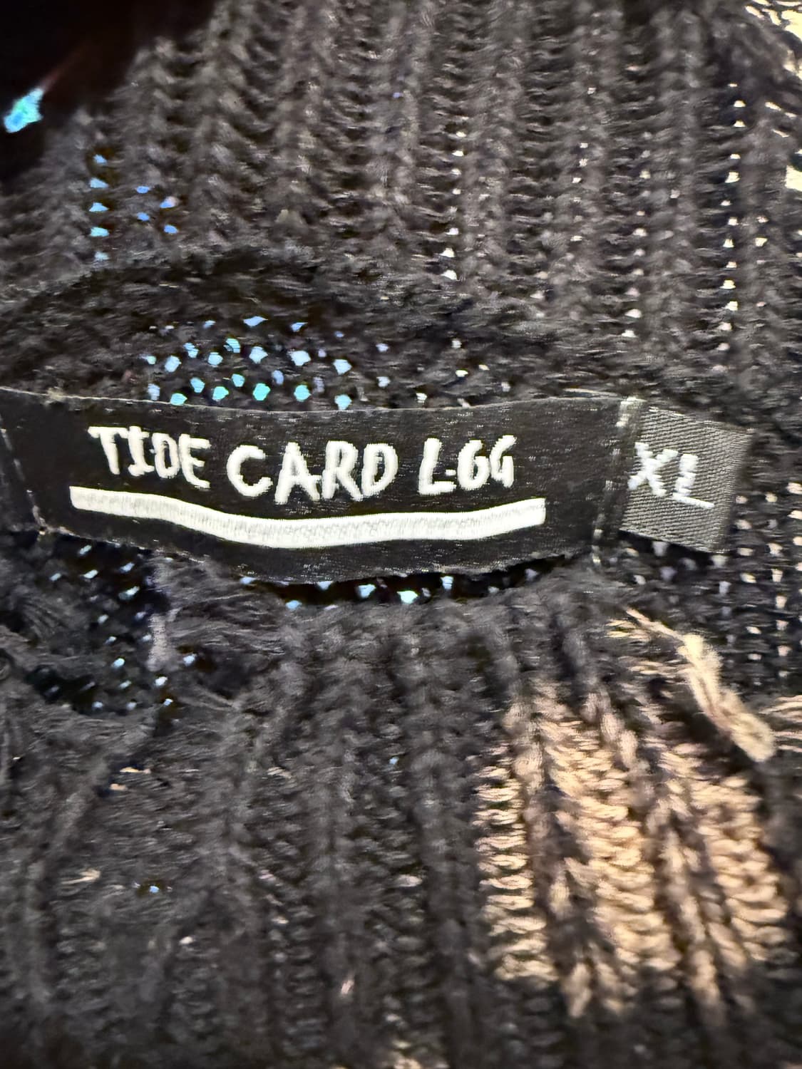 빈티지 데미지 니트 상품이미지2