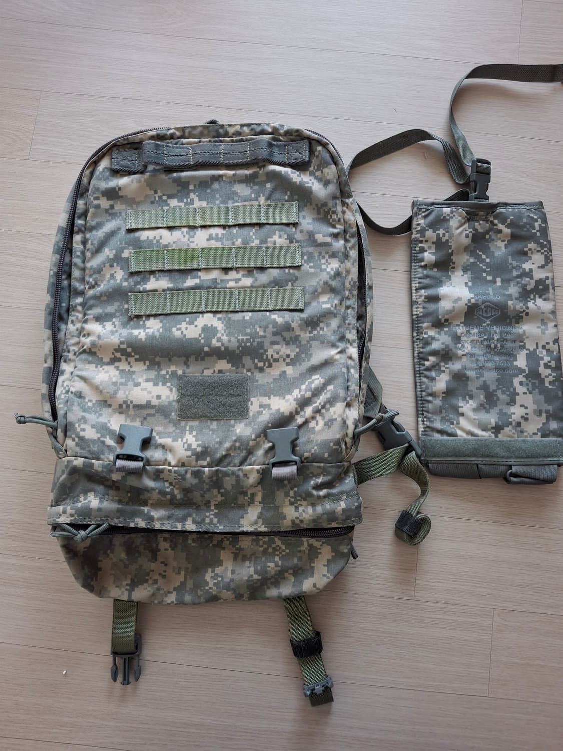 미군 밀리터리  ACU 카모 m9 메딕 어썰트백 상품이미지1