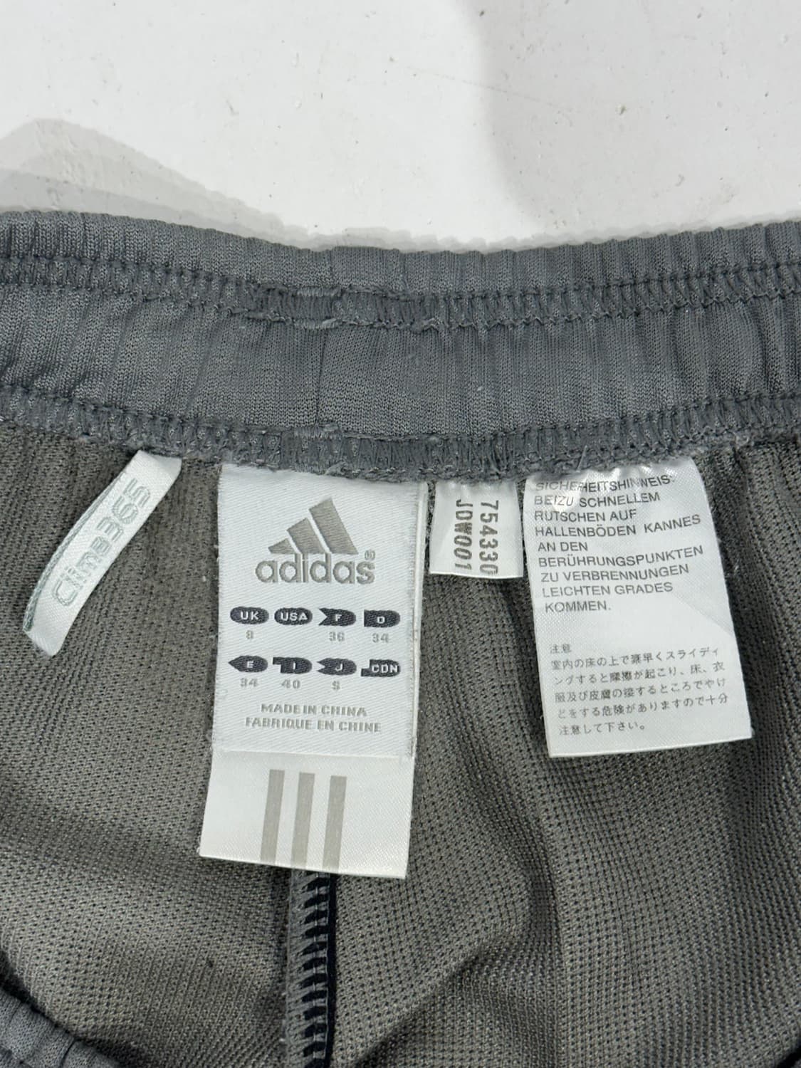 아디다스 그레이 핑크 삼선 와이드 팬츠 S 상품이미지7
