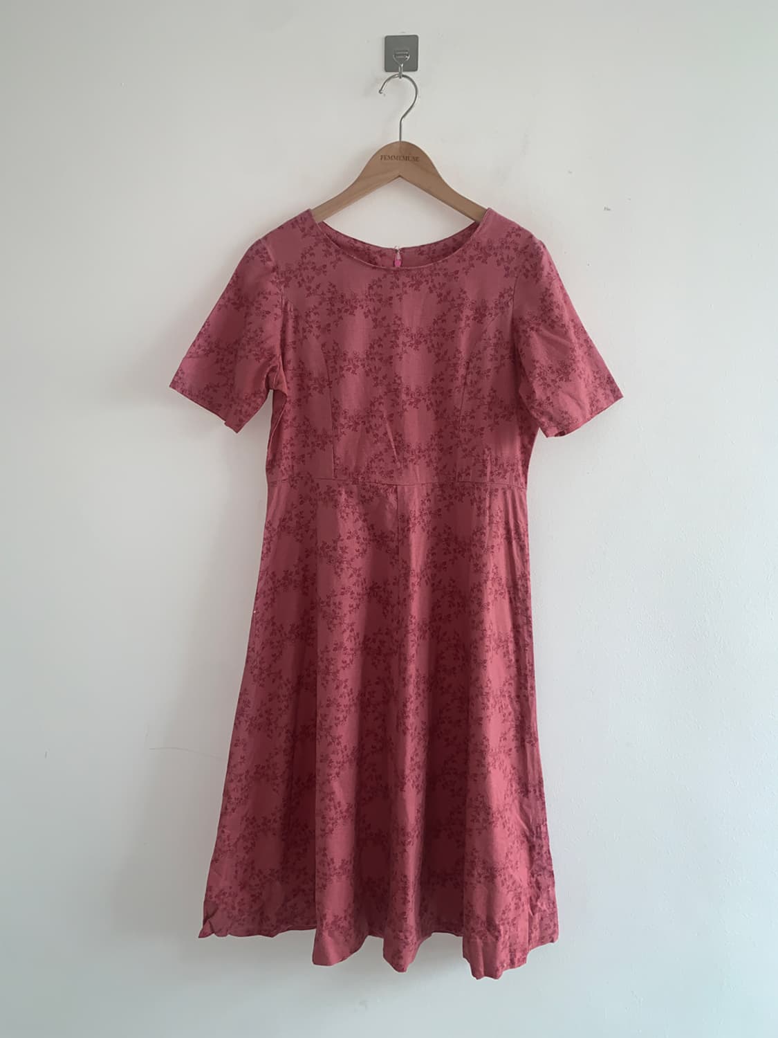 Red flower dress 상품이미지1