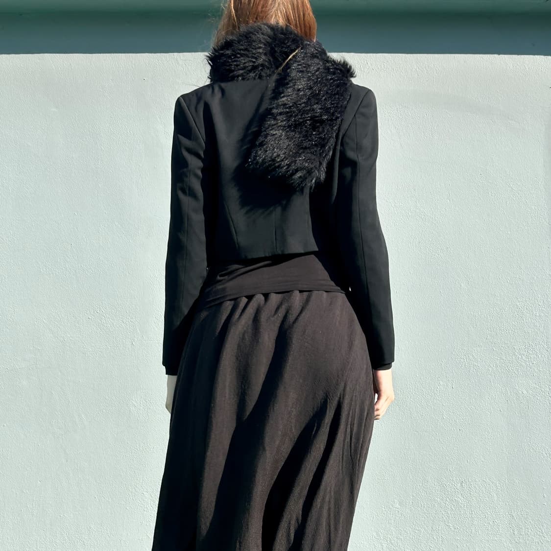 Comme des Garçons Fur Scarf Jacket 상품이미지3