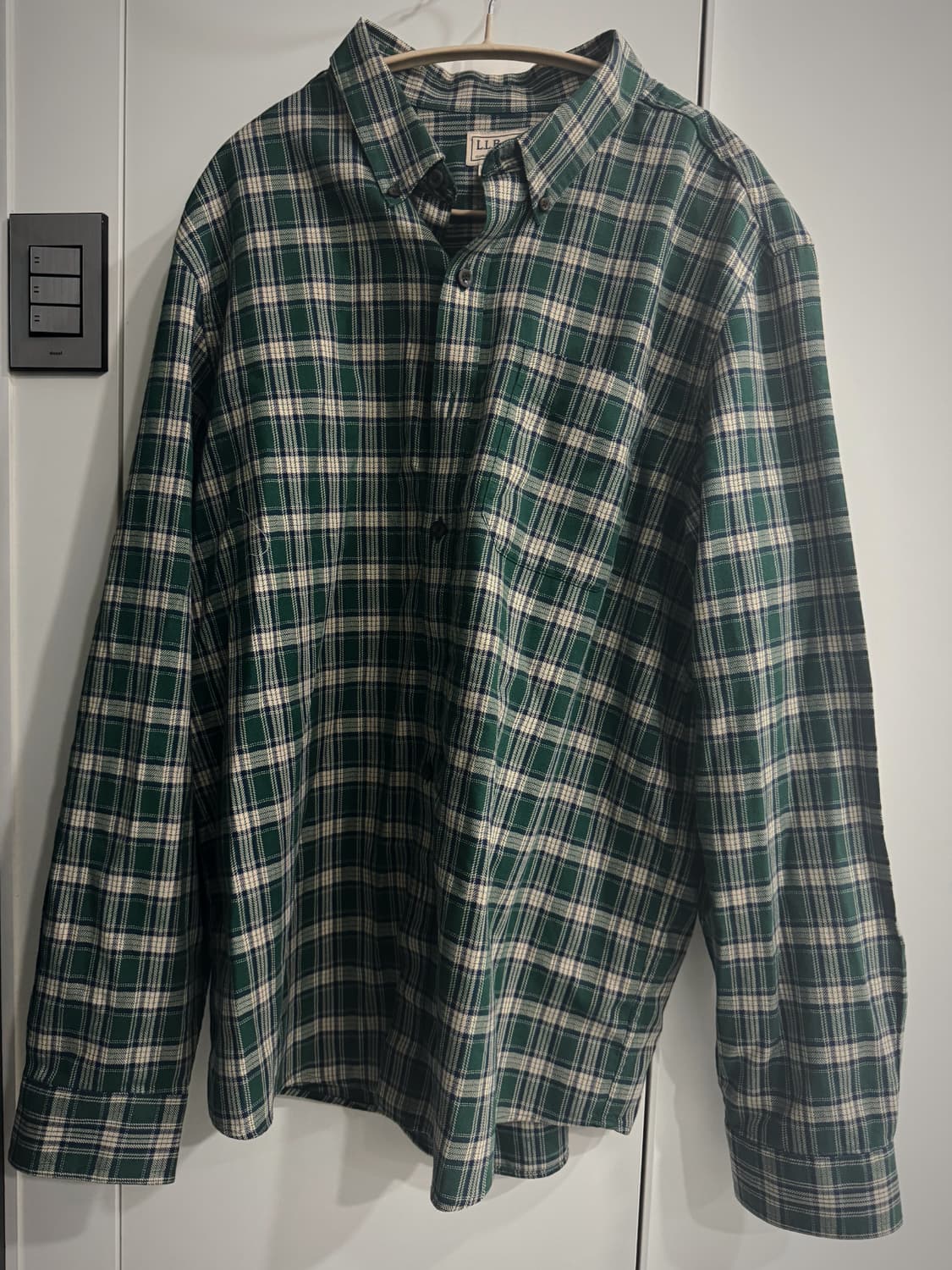 LL Bean 엘엘빈 체크 셔츠 XXL 상품이미지1