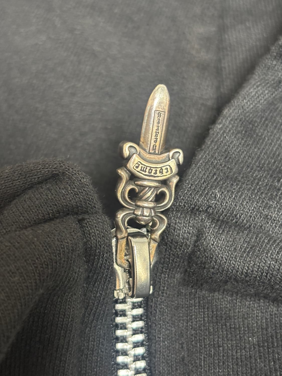 크롬하츠 홀스슈 플로랄 퍽 유 후드집업 L 상품이미지4