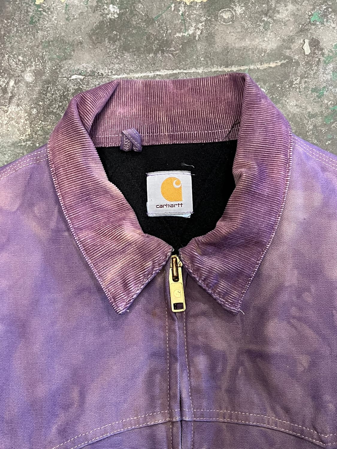 [XL] 칼하트 산타페 빈티지 자켓 J14 오버다이 커스텀 디트로이트 상품이미지9