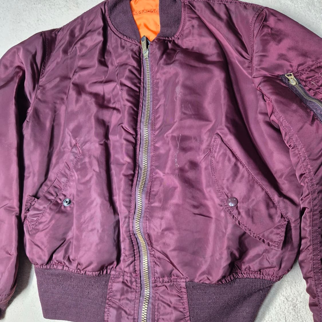 80s 미제 알파 MA-1 상품이미지2