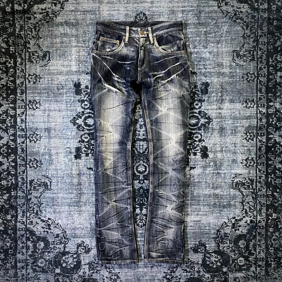 Y2K Mood Indigo Washed Pants 상품이미지1