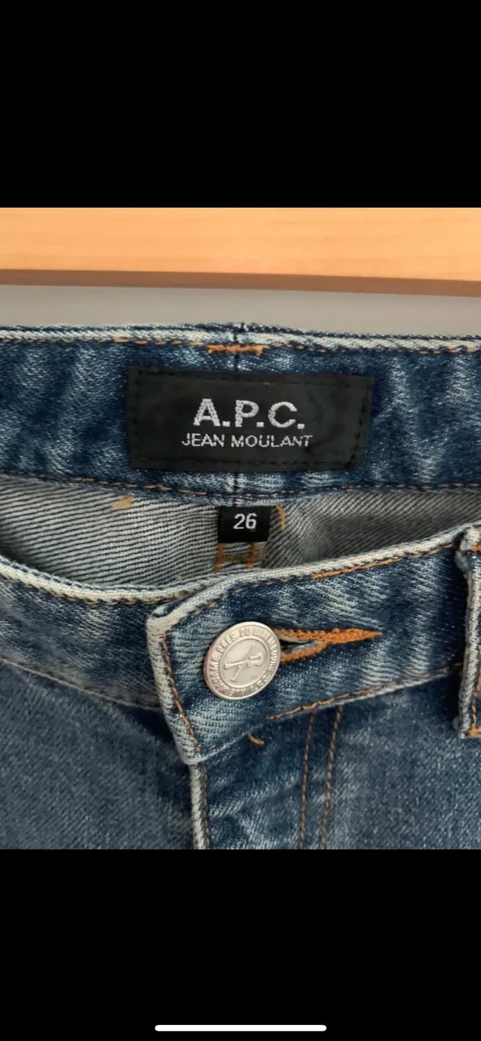 아페쎄 APC 로우라이즈 데님팬츠 청바지 Moulant 상품이미지5