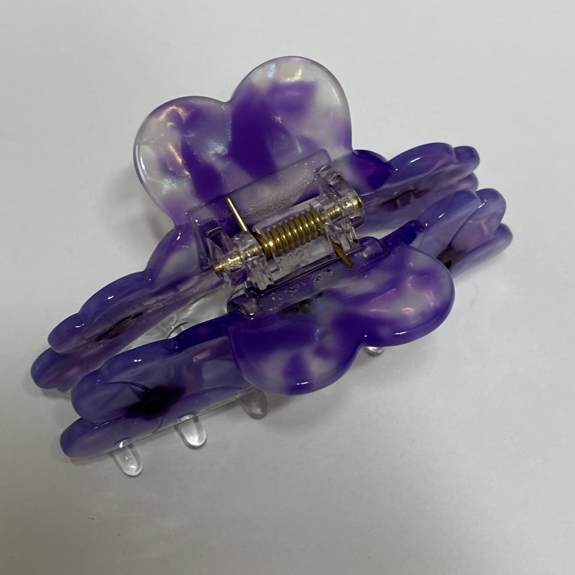 쿠쿠수제뜨 빅 퍼플 팬시 헤어집게핀 (새상품/제니 집게핀과 같은 브랜드) 상품이미지2