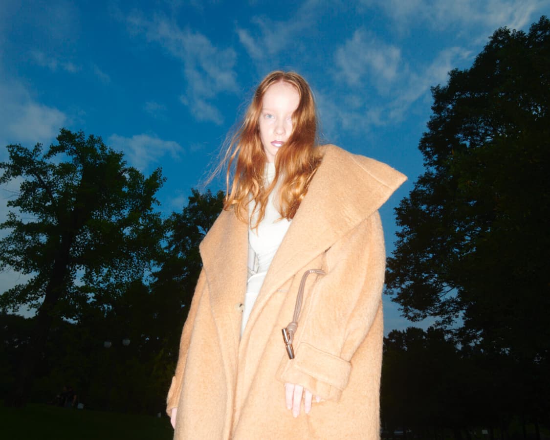 오들리워크샵 fawn funnel coat 상품이미지1