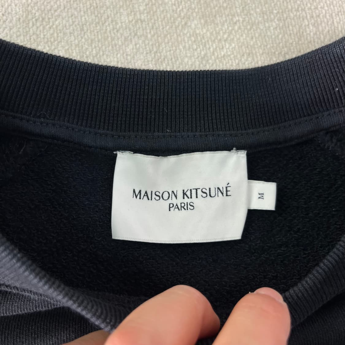 95 메종키츠네 트리플폭스 맨투맨  상품이미지3