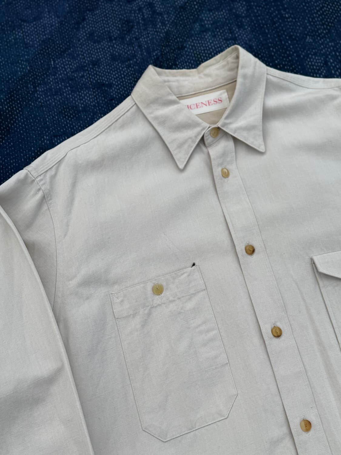 Niceness Ron Cotton Poplin Work Shirt 상품이미지3