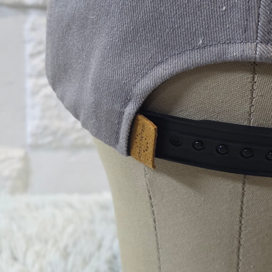 L6-8:언더컨트롤 도그 로고 캡 그레이(57-59) 상품이미지6