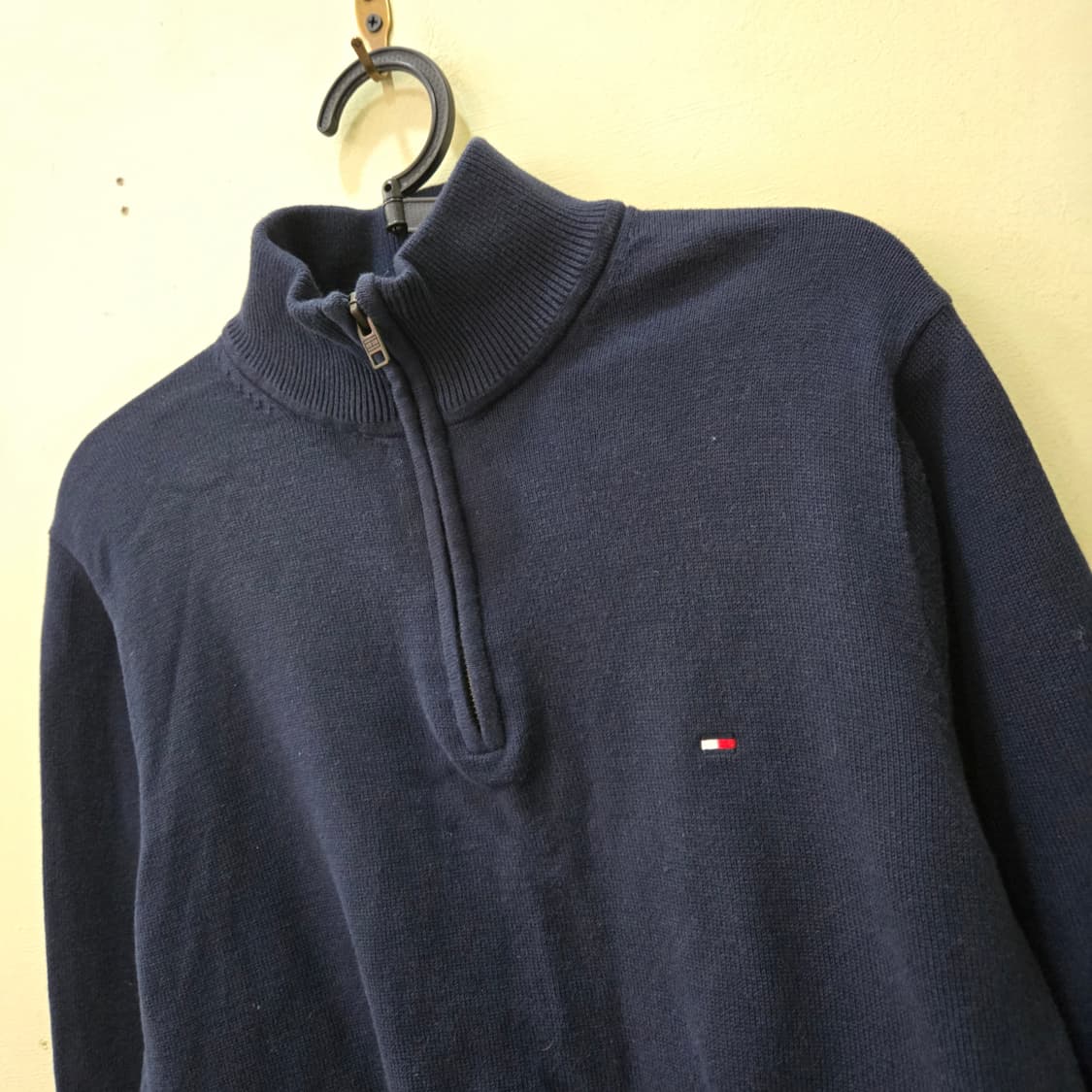 [S] 타미힐피거 하프집업 니트 (네이비) 상품이미지2