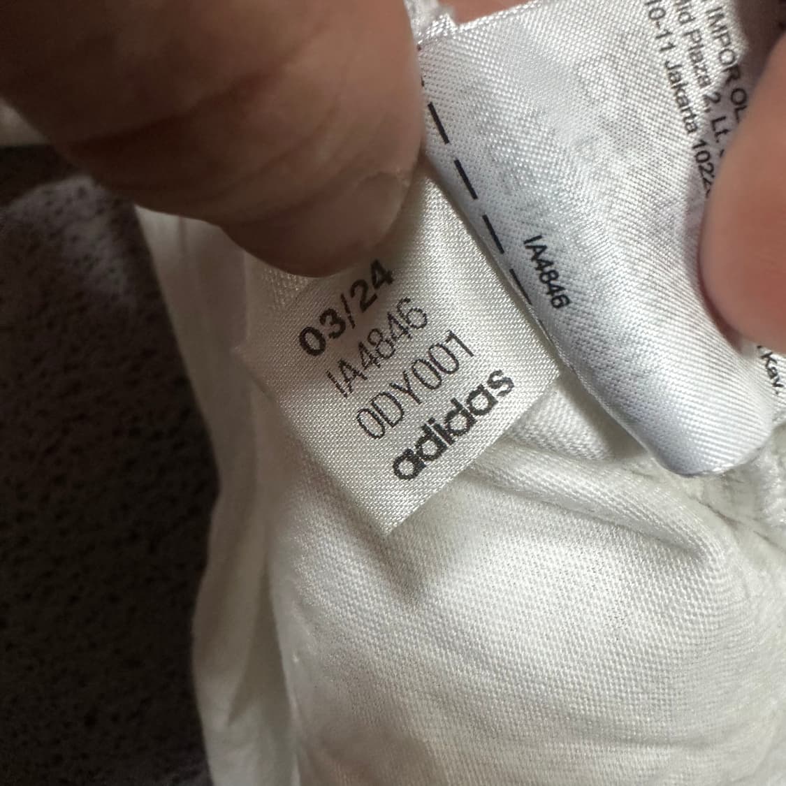 ✨ (바배) 아디다스 흰검 링거 반팔티  상품이미지5