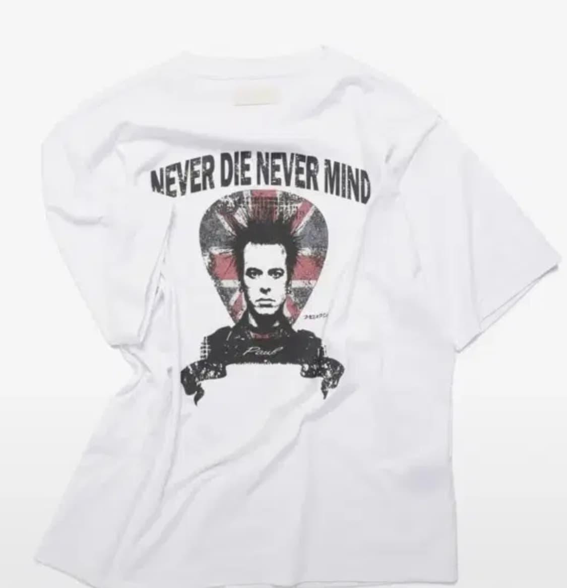 새상품) 본바트 네버다이 티셔츠 화이트 1 상품이미지1
