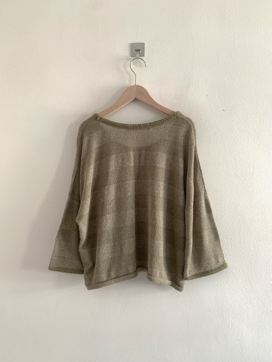 (Vintage)Bohemian Stripe Loose Knit 상품이미지5