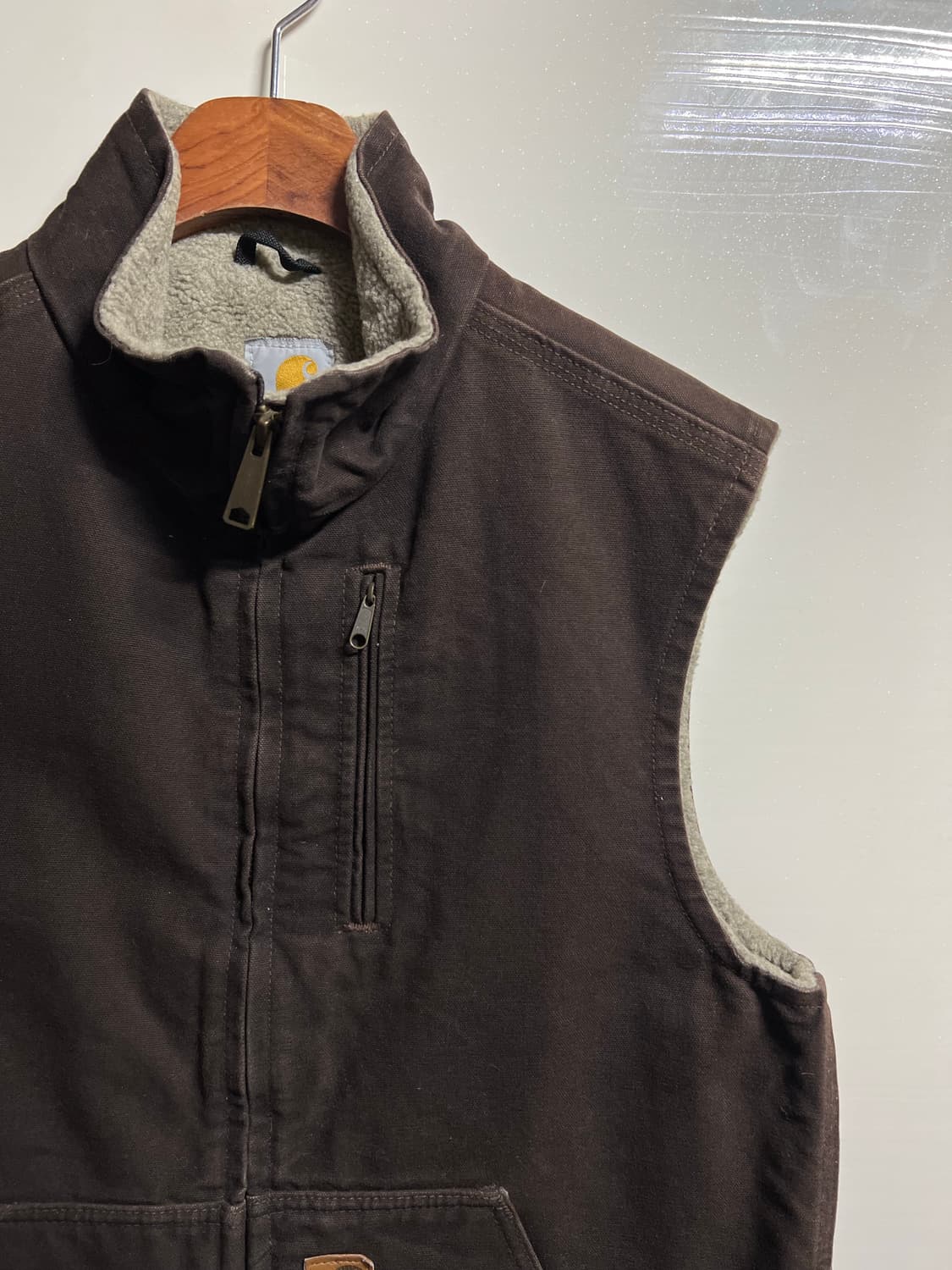 칼하트 셰르파 브라운 베스트 상품이미지3