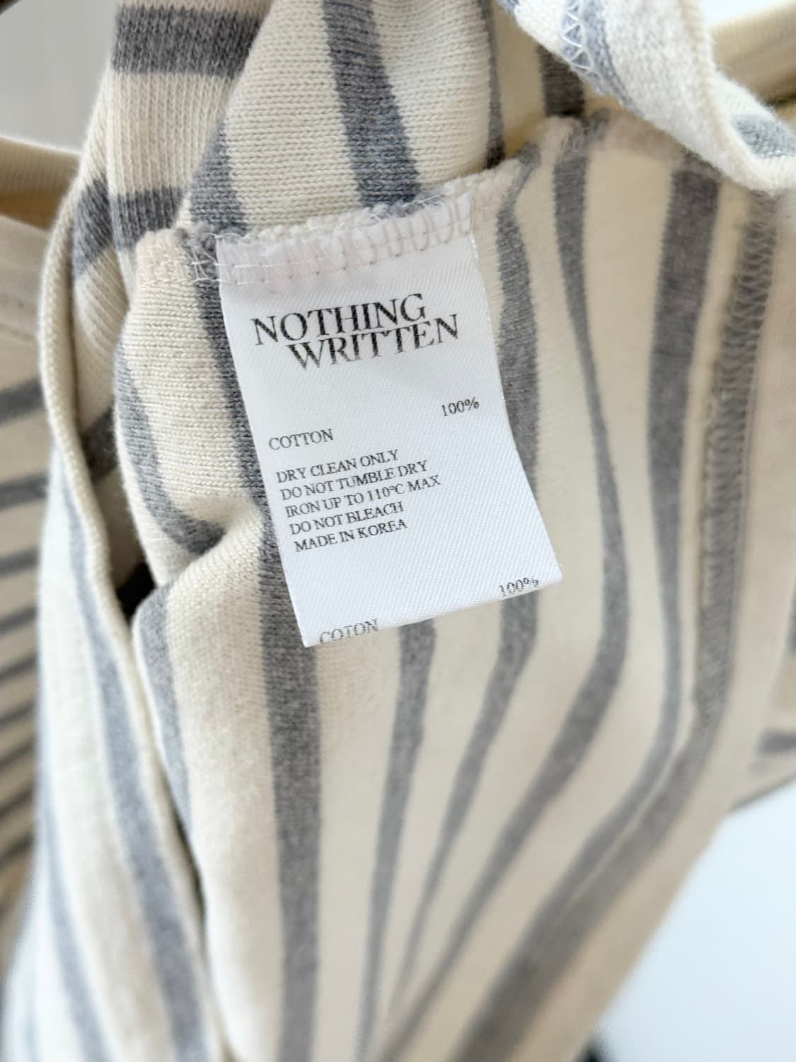 낫띵리튼 Sailor t-shirt (Gray) 상품이미지5