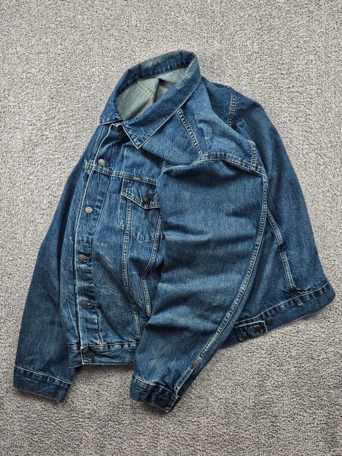 폴로 데님앤서플라이 워싱 데님 트러커 자켓 ( 3XL ) / 11667 상품이미지3