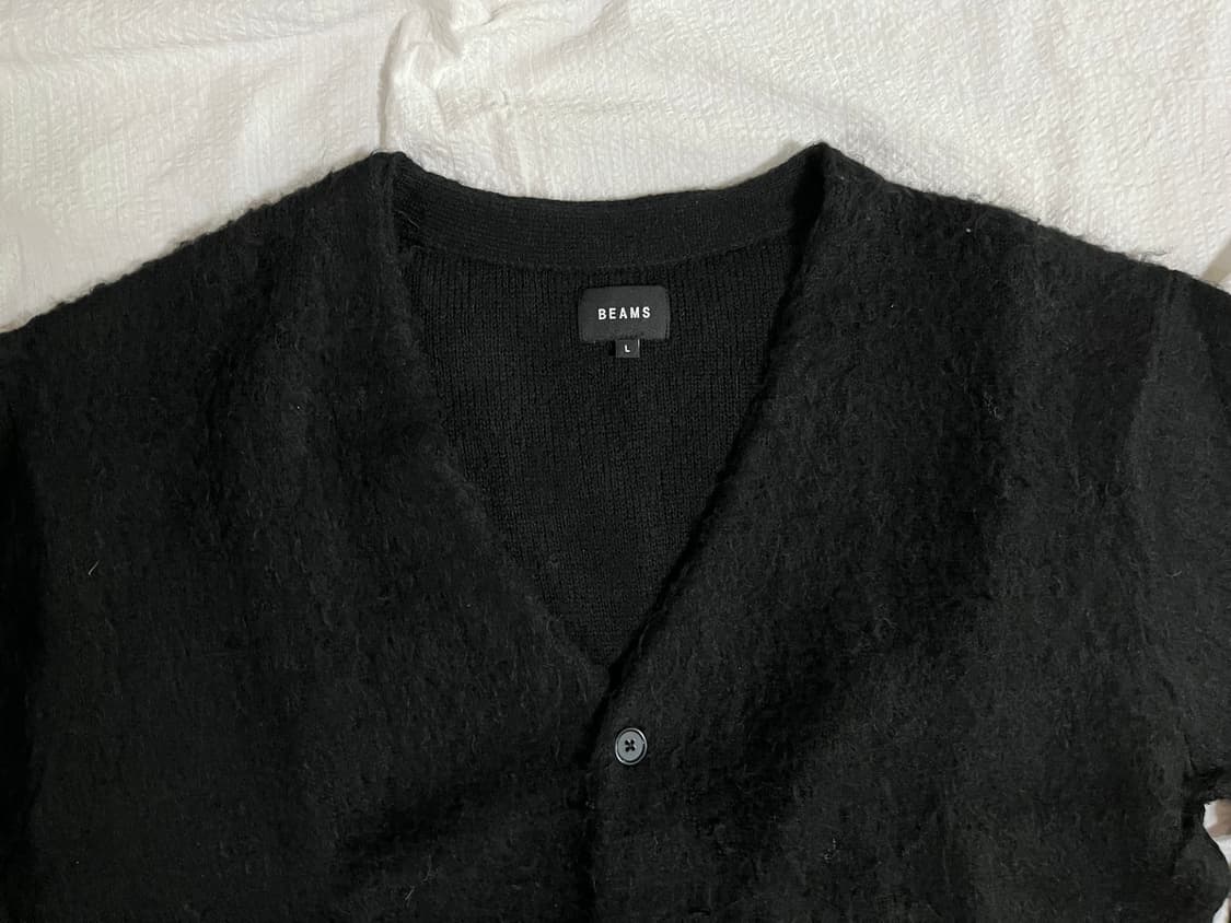 (L)빔즈 모헤어 가디건 (블랙) 상품이미지5
