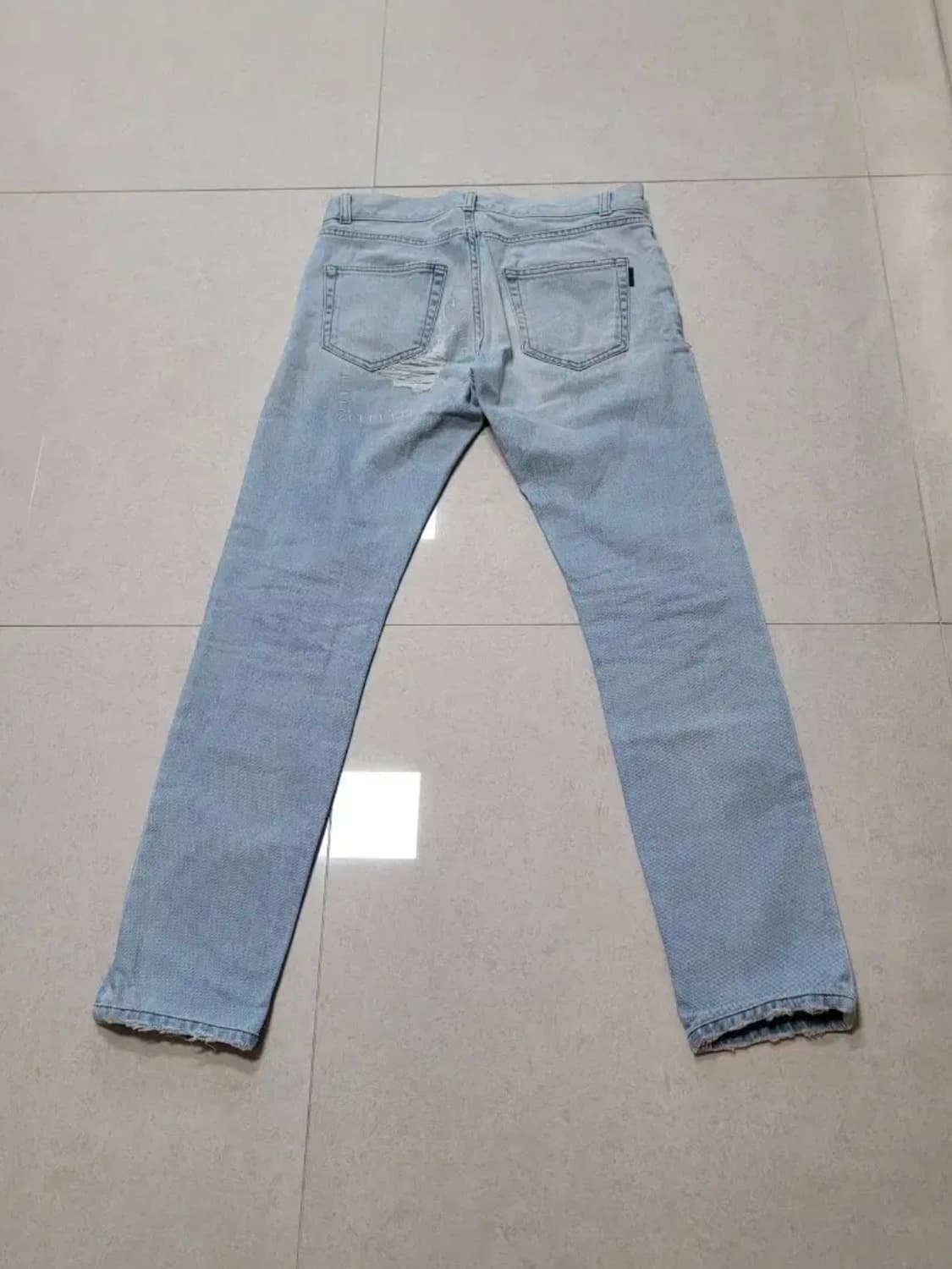 생로랑 데님 청바지 연청 29 상품이미지2