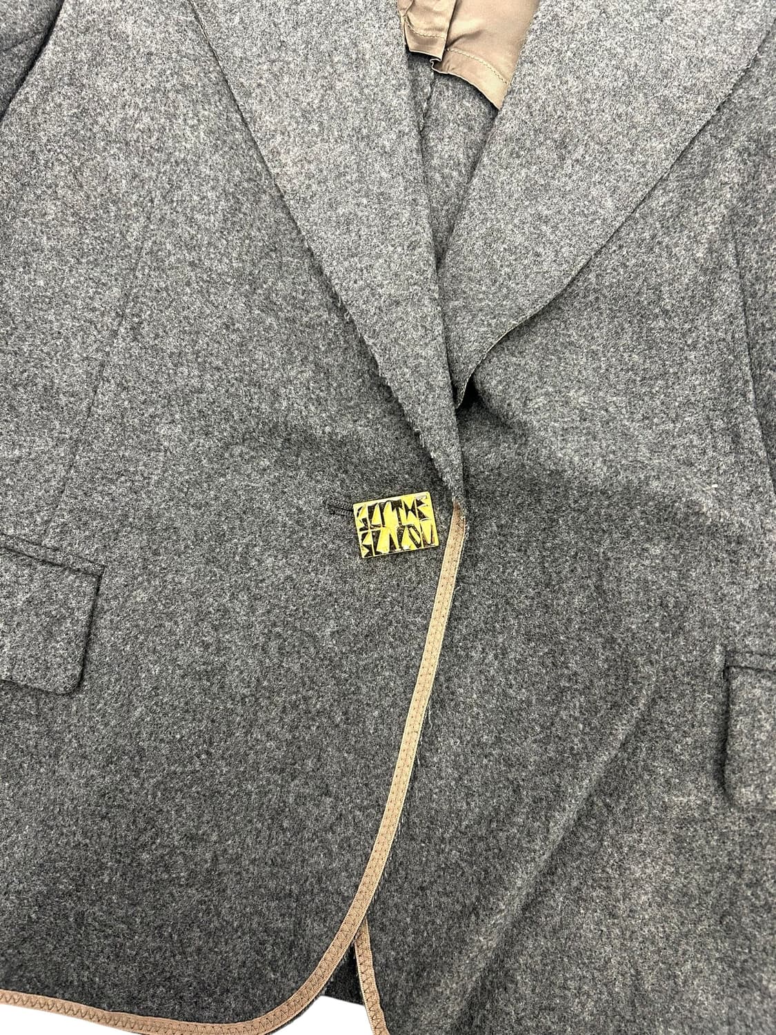 컬러 그레이 울 블레이저 상품이미지3