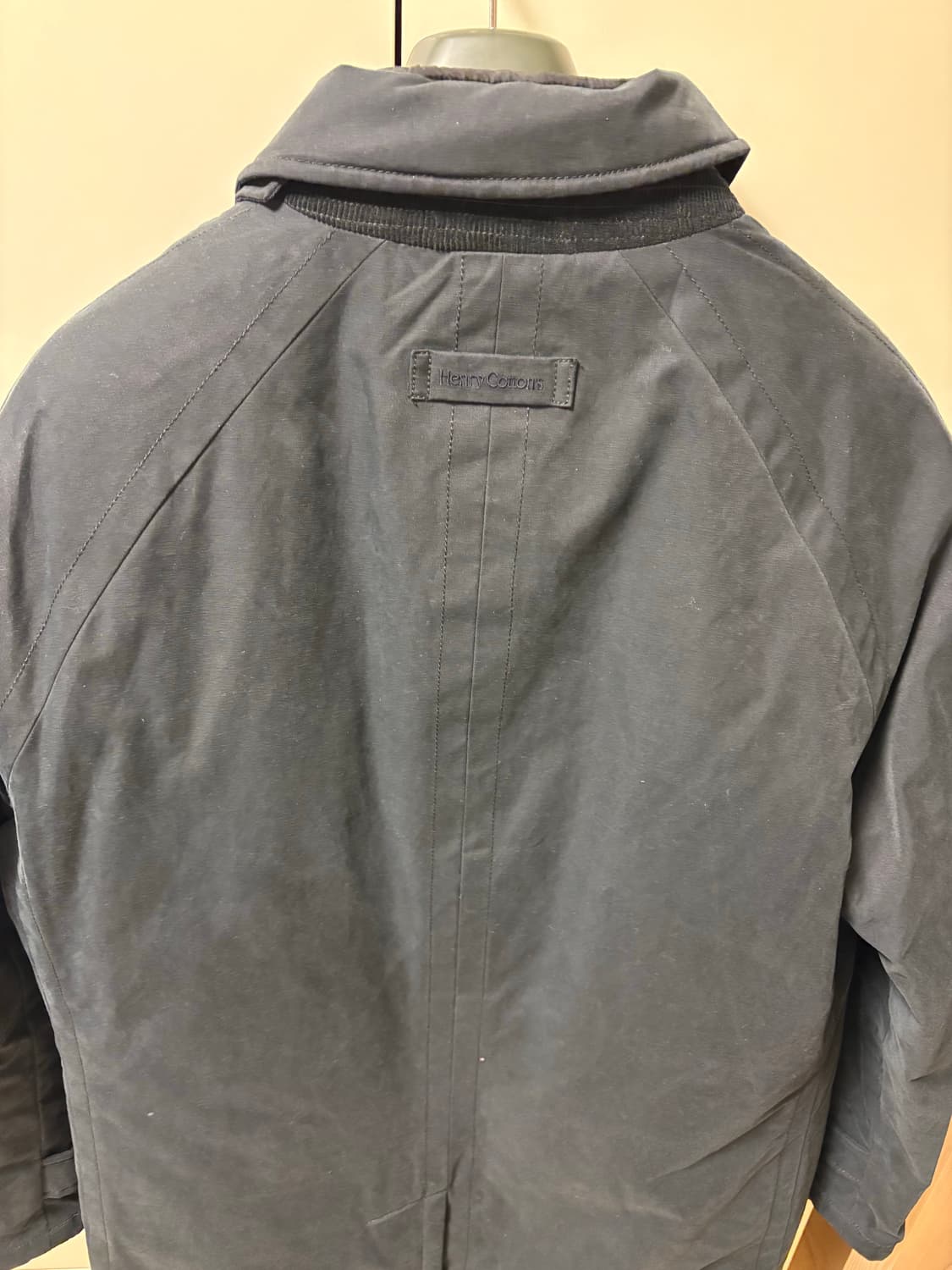 25fw 핸리코튼 파일럿코트 100 다크네이비 상품이미지5