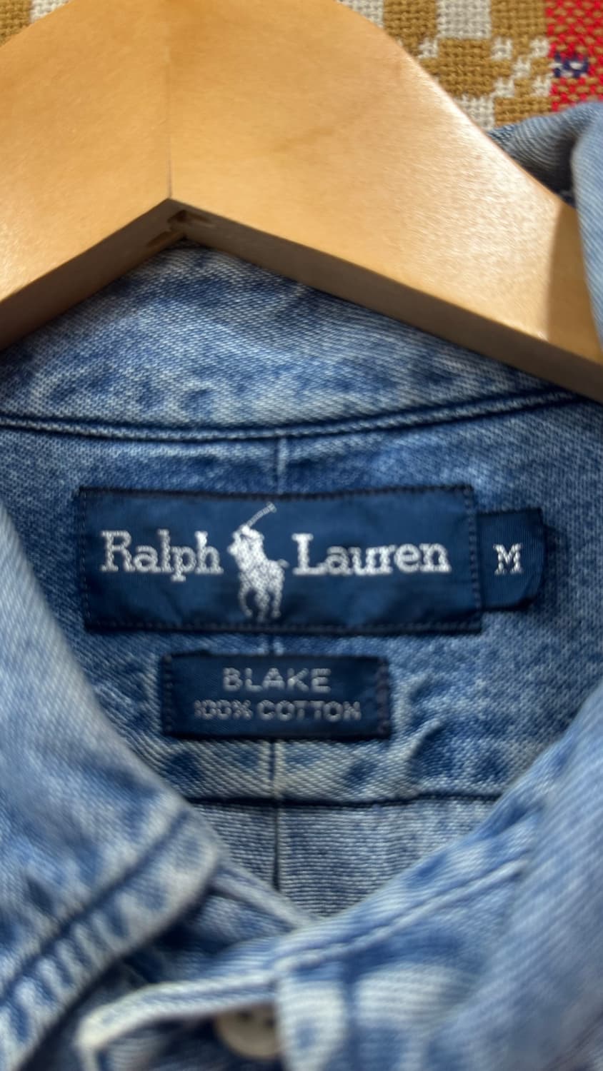 00s 폴로빈티지 데님셔츠 m 상품이미지3