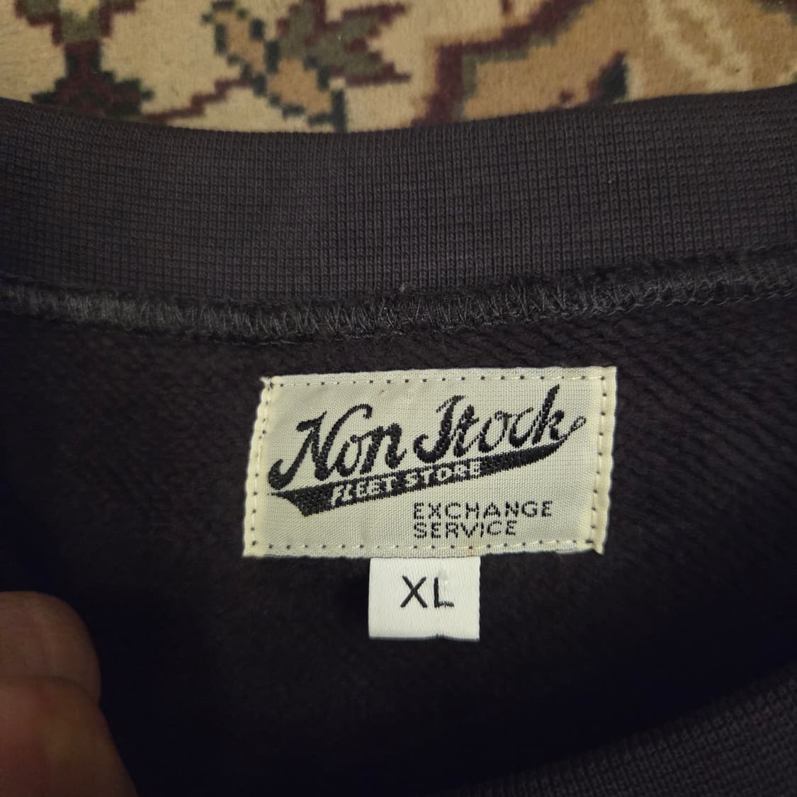 브론슨 논스탁 코튼100 헤비코튼 무지 스웻 차콜 xl 상품이미지3