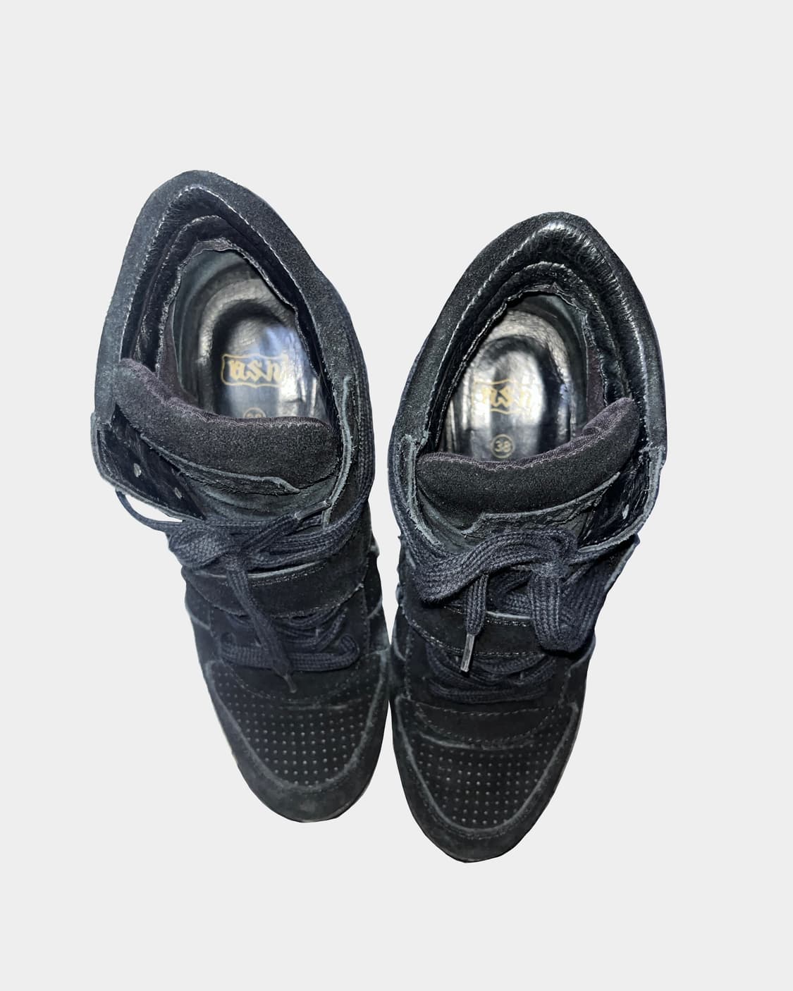 Ash 아쉬 보위 웨지 스니커즈 블랙 38 상품이미지3