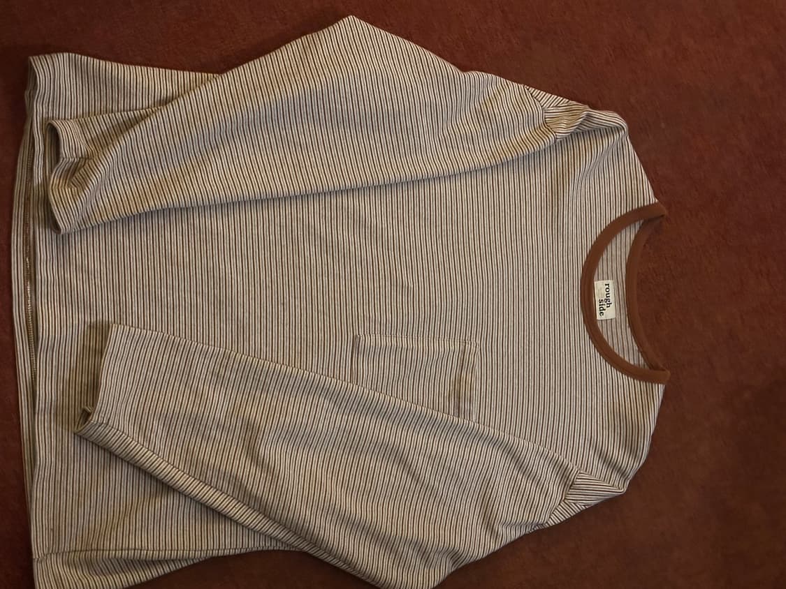 러프사이드 멀티스트라이프 티셔츠 상품이미지1