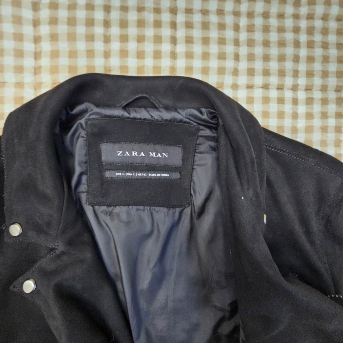 자라 에코 스웨이드 간절기 자켓 남자100 상품이미지7