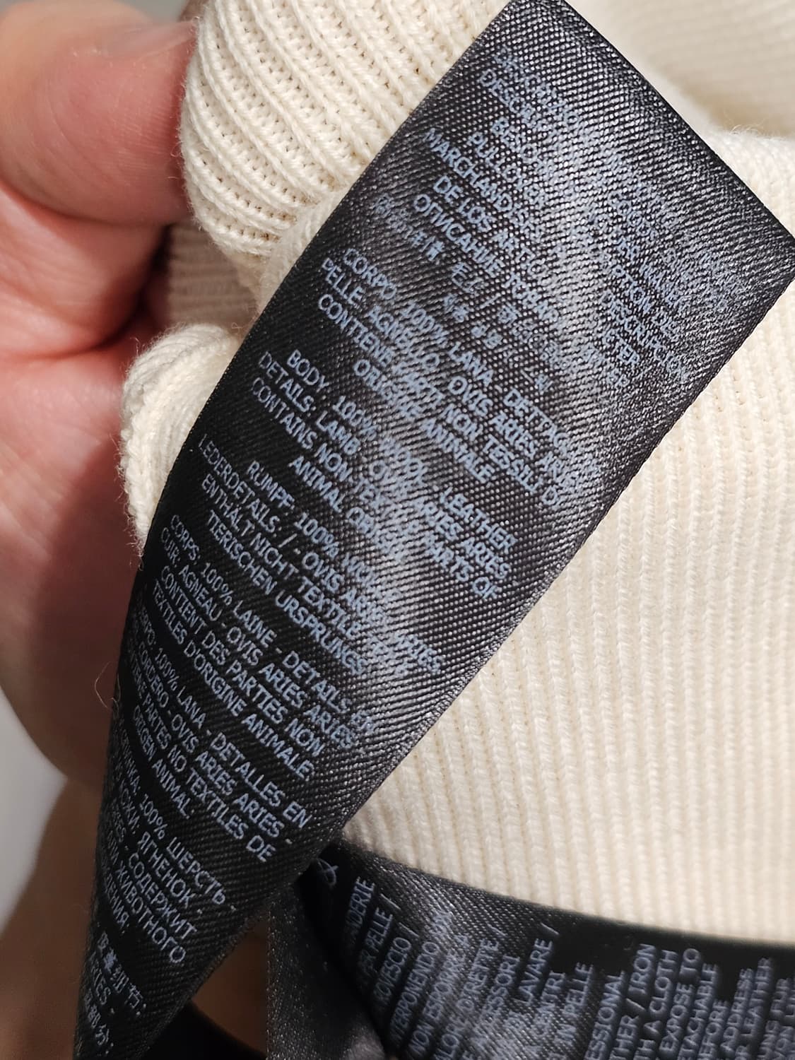 [52] 톰포드 헤비 울 하프 집업 니트 아이보리 상품이미지6