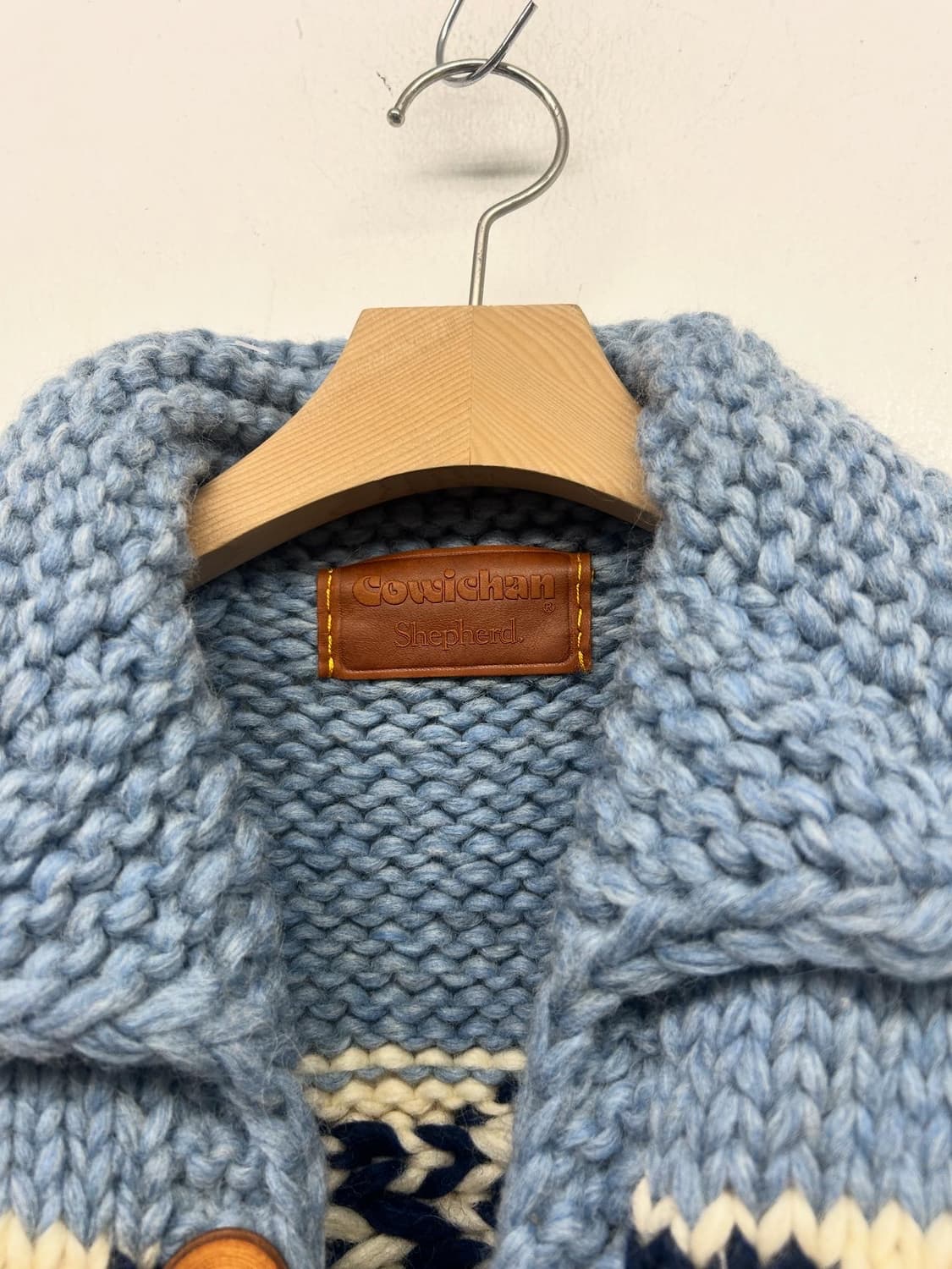 Cowichan Shepherd 오리지널 코위찬 헤비울 가디건 상품이미지4