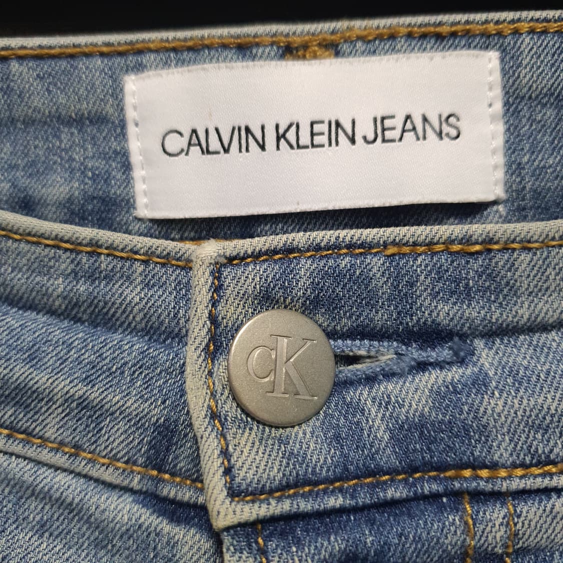 캘빈클라인 슬림 스판 청바지 데님 팬츠  상품이미지5
