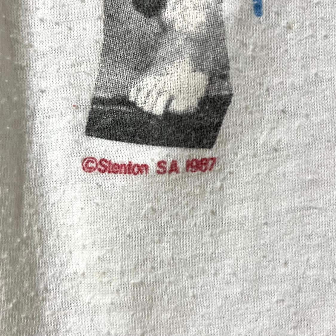 80s 밴드티 빈티지 반팔 티셔츠 / 데이비드 보위 david bowie 상품이미지4