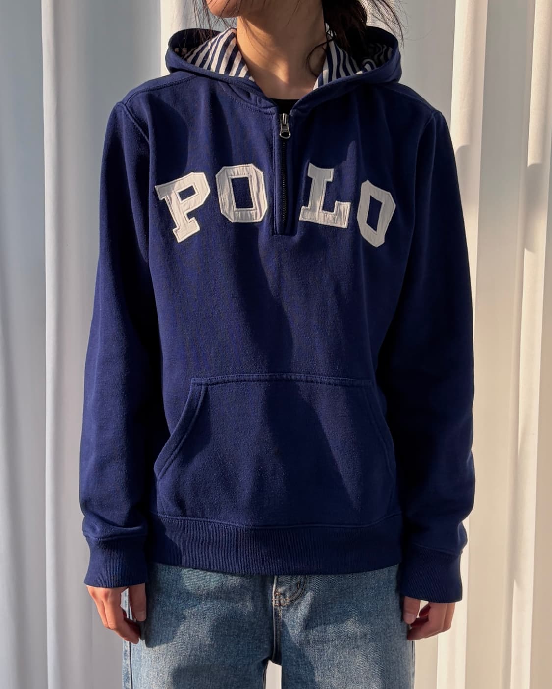 [S]폴로 랄프로렌 아치로고 스펠아웃 쿼터 집업 상품이미지2