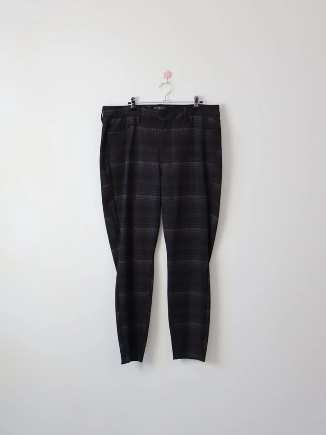 Liverpool Los Angeles Plaid Slim Pants 상품이미지3