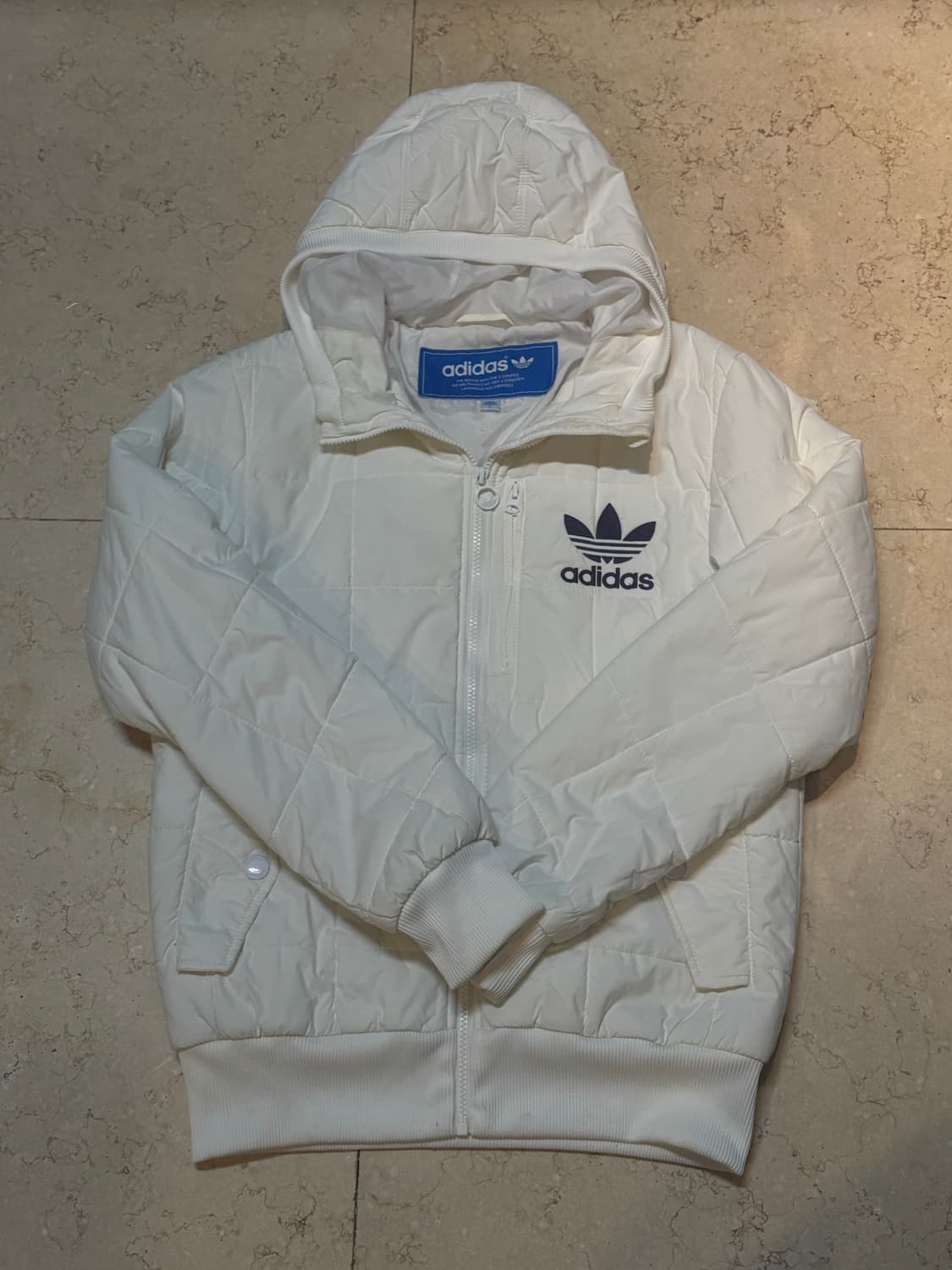 아디다스 빈티지 파이어버드 화이트 패딩🐑🐩 상품이미지2