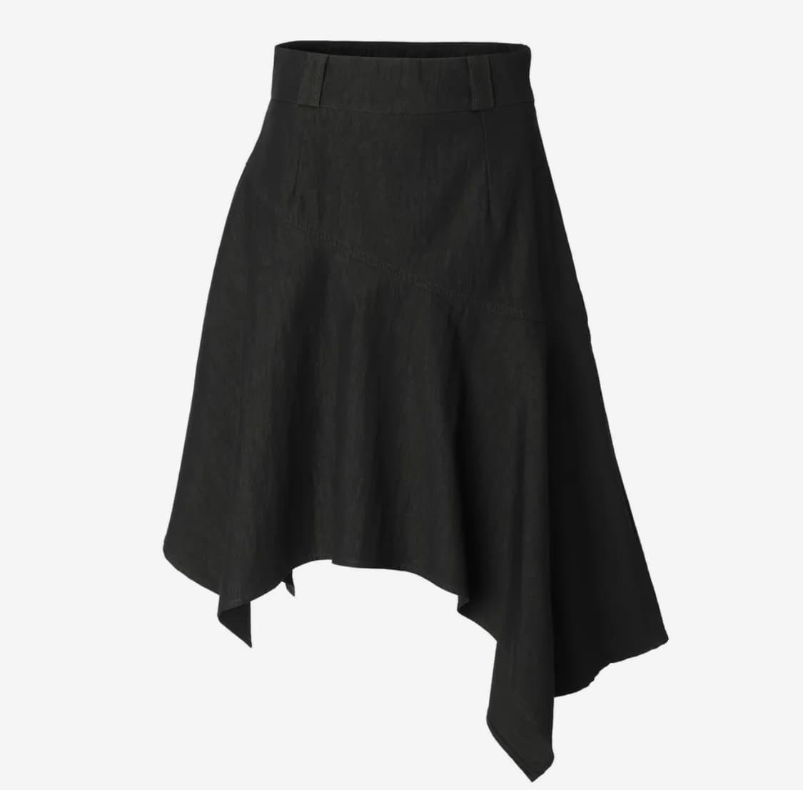 카키포인트 Unbalanced Midi Skirt 미디스커트 상품이미지3