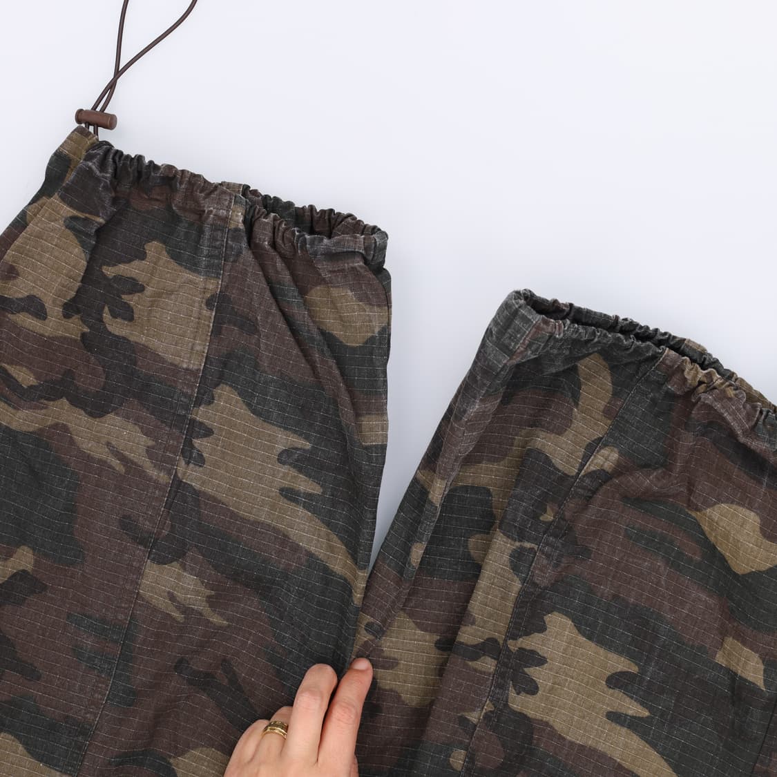 67 에잇세컨즈 여성 카모 스트링팬츠 0429H 상품이미지6