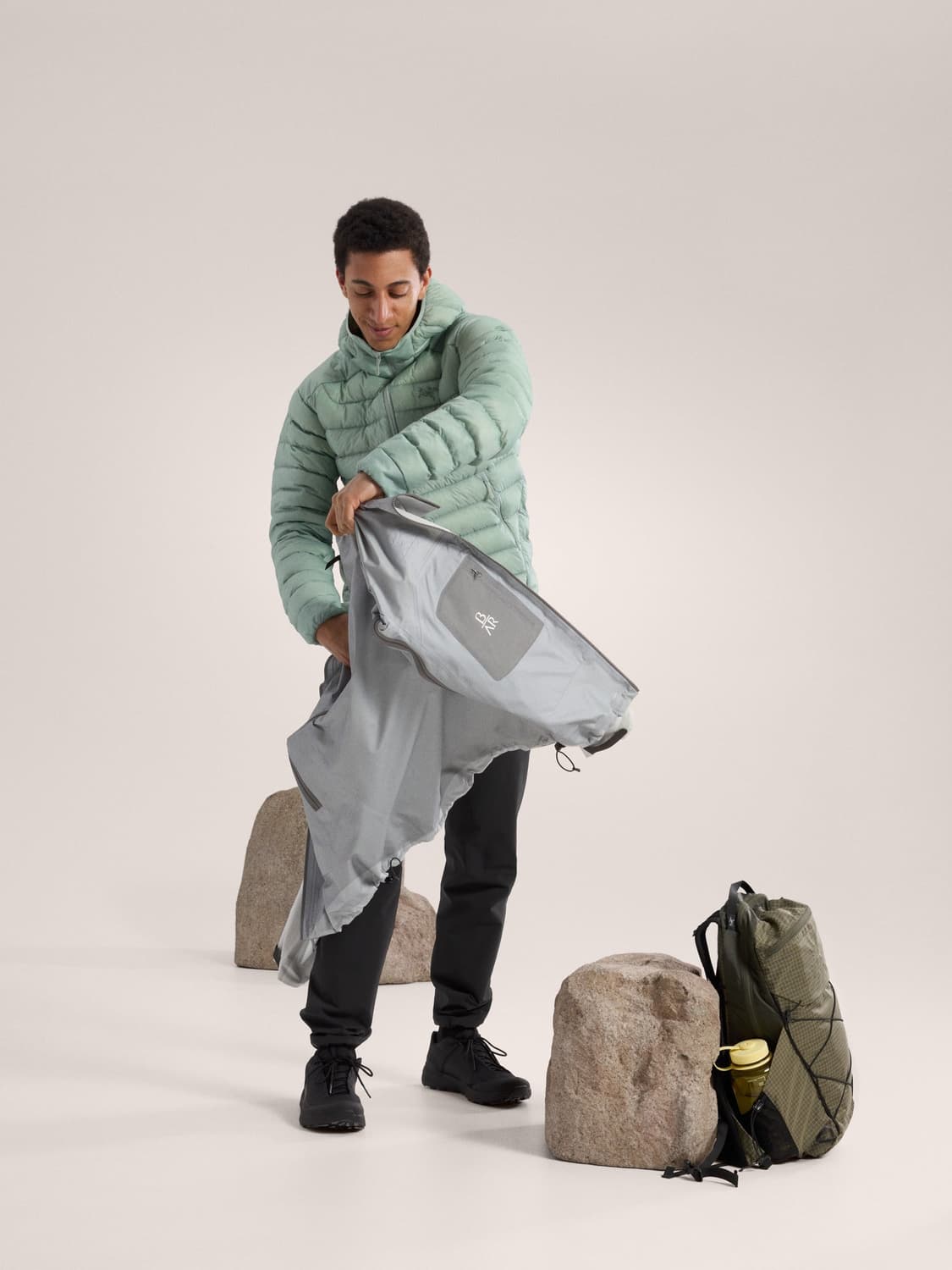 아크테릭스 세륨 후디 스톤 그린 L 사이즈 상품이미지1